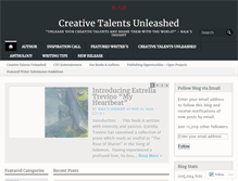 Tablet Screenshot of creativetalentsunleashed.com